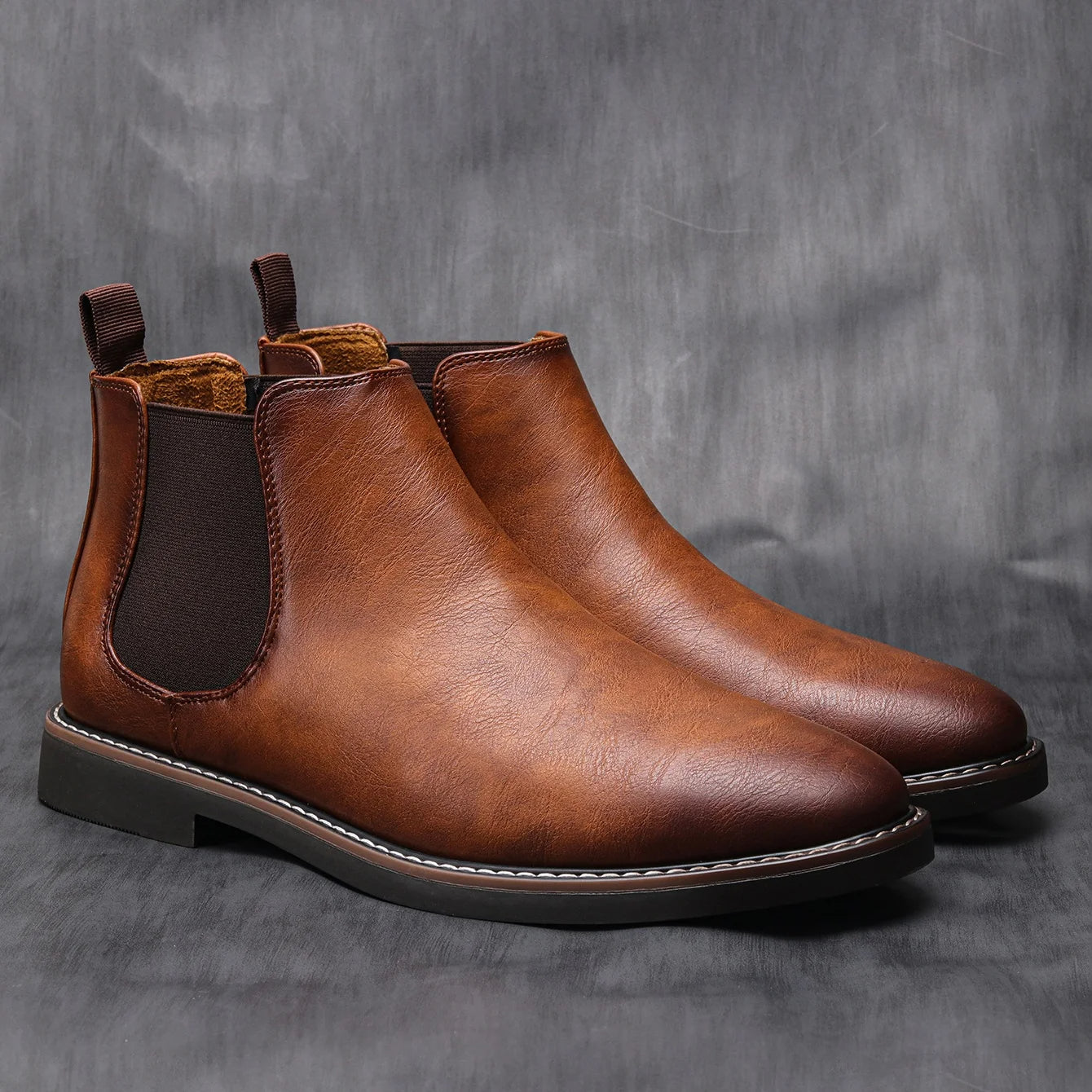 Comfortable Faux Leather Ankle Boots