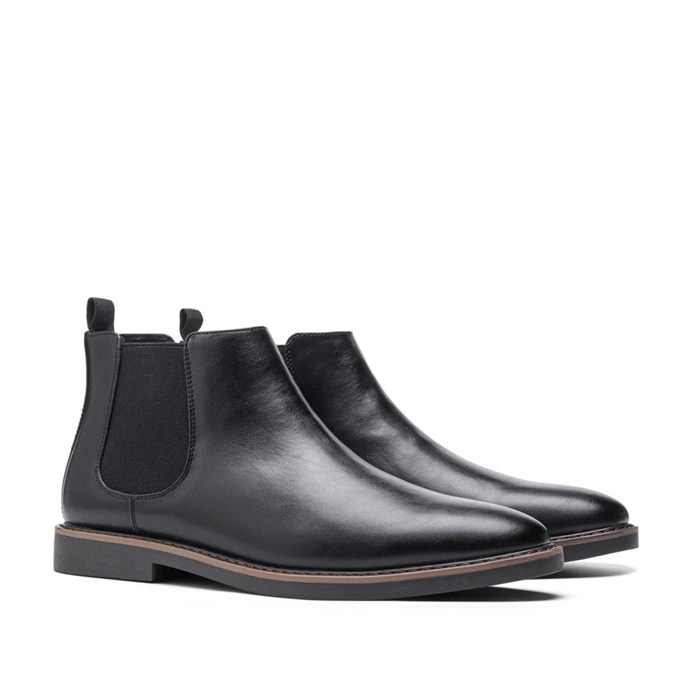 Comfortable Faux Leather Ankle Boots