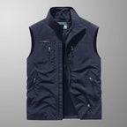 Men's Zip-Up Stand Collar Vest