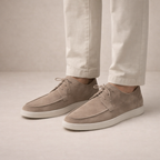 Men's Suede Lace-Up Loafers