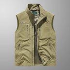 Men's Zip-Up Stand Collar Vest