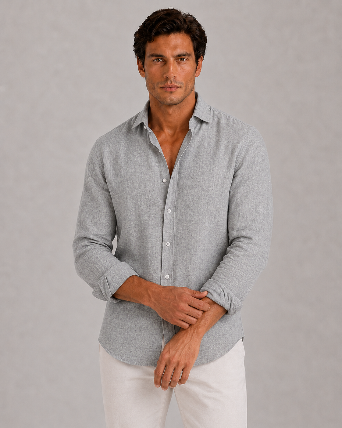 Men's Linen Casual Shirt