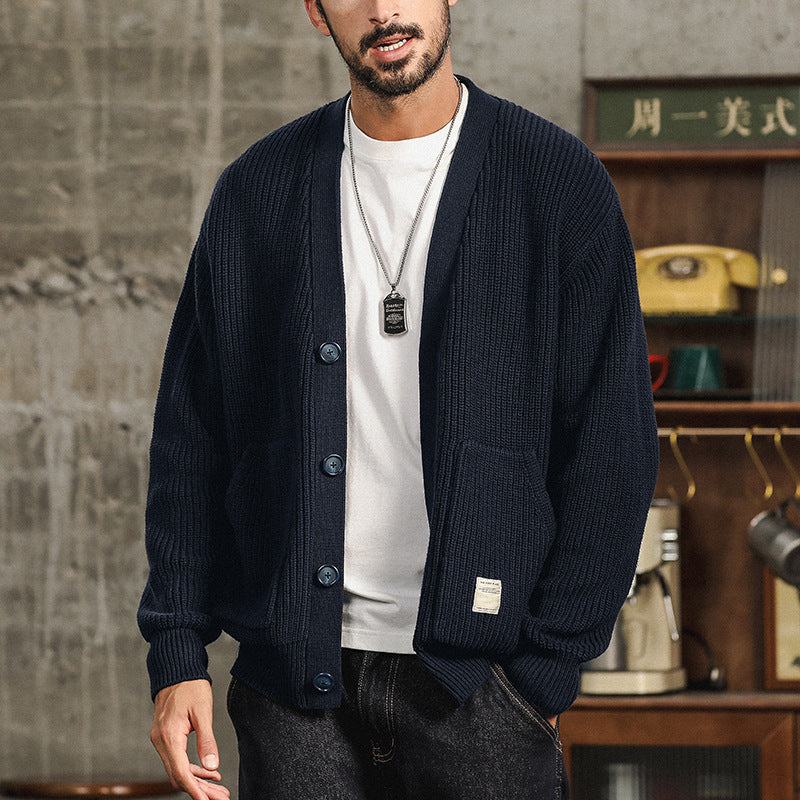 Knitted Button Cardigan Sweater