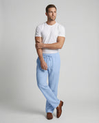Men's Relaxed Fit Straight Leg Drawstring Trousers