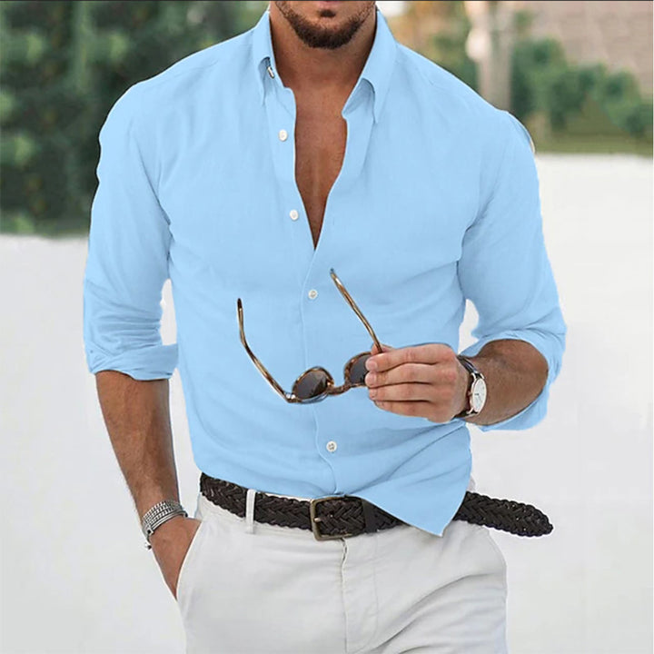 Men's Long Sleeve Smart Casual Shirt