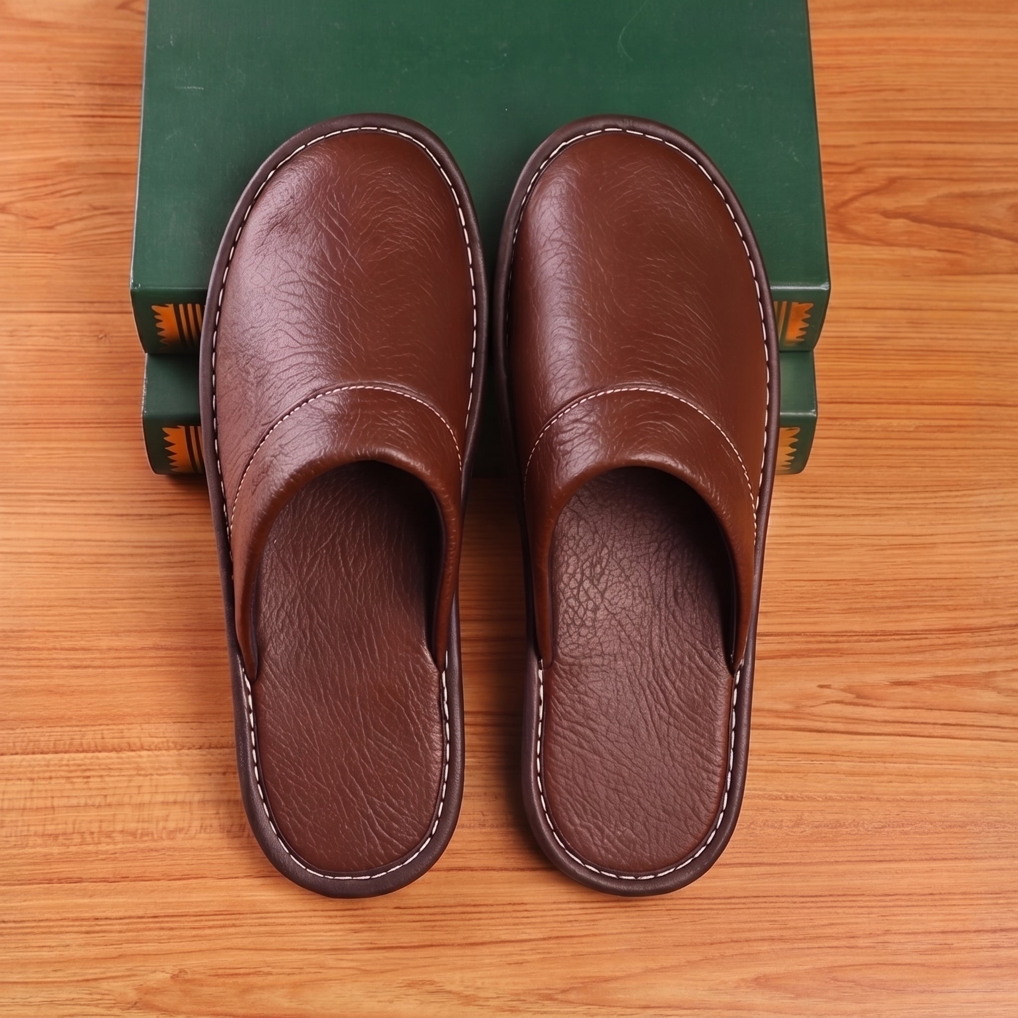 Men's Leather Slippers