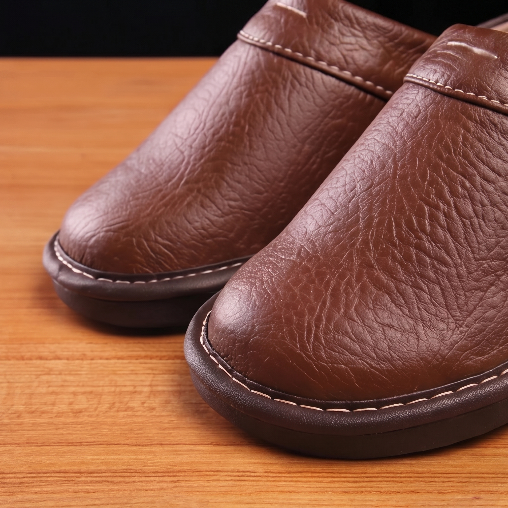 Men's Leather Slippers