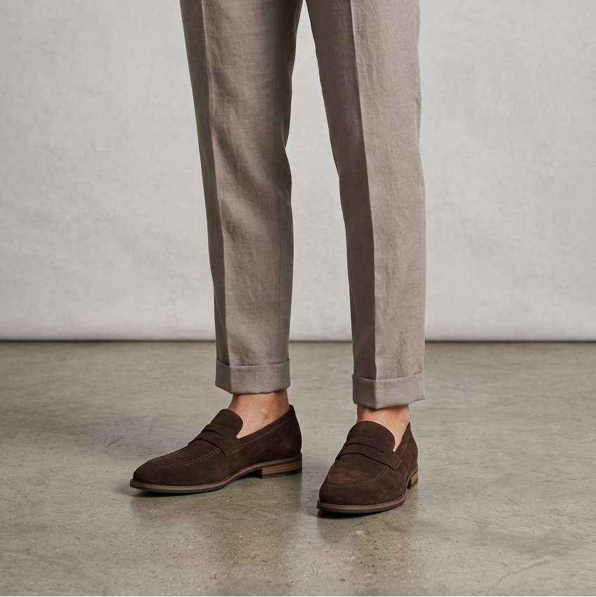 Men's Elegant Loafers Slip-On Dress Shoes