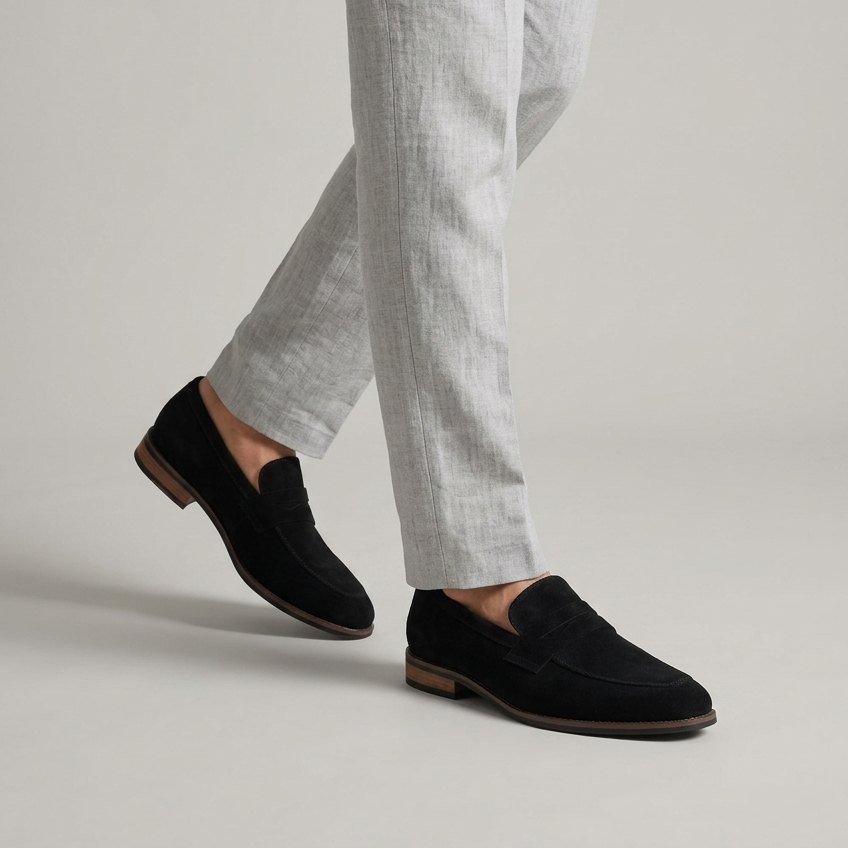 Men's Elegant Loafers Slip-On Dress Shoes