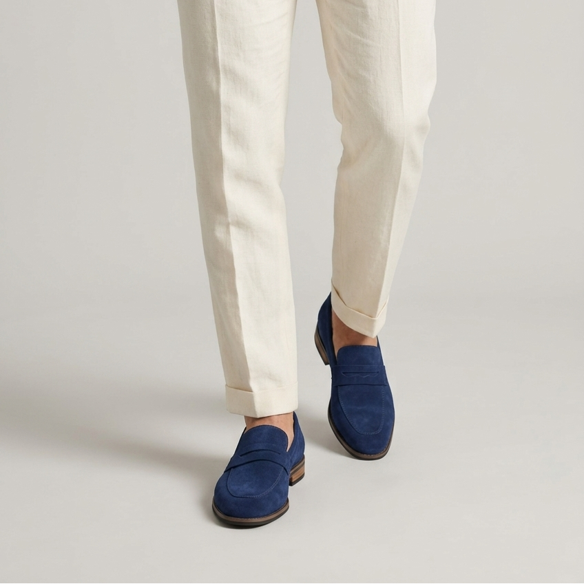Men's Elegant Loafers Slip-On Dress Shoes