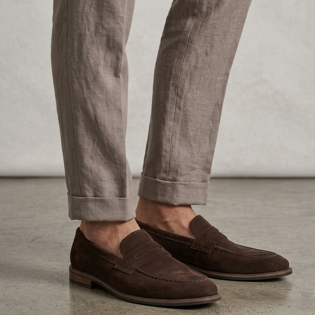 Men's Elegant Loafers Slip-On Dress Shoes