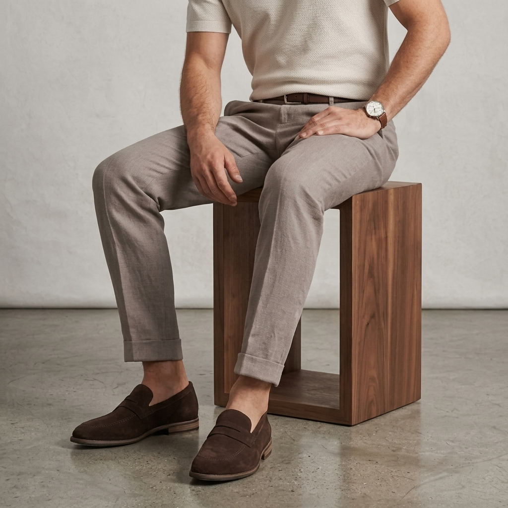 Men's Elegant Loafers Slip-On Dress Shoes