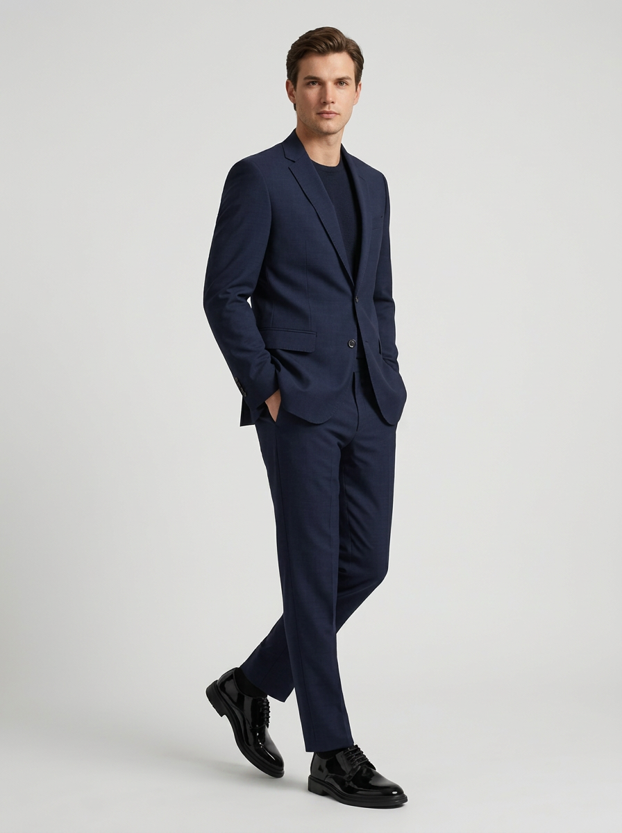 Men's Elegant Lace-Up Derby Shoe
