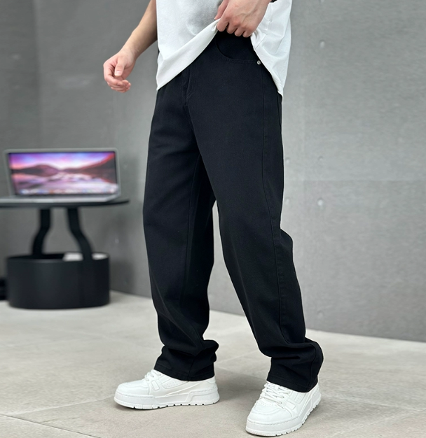 Men's Straight Leg Denim Pants