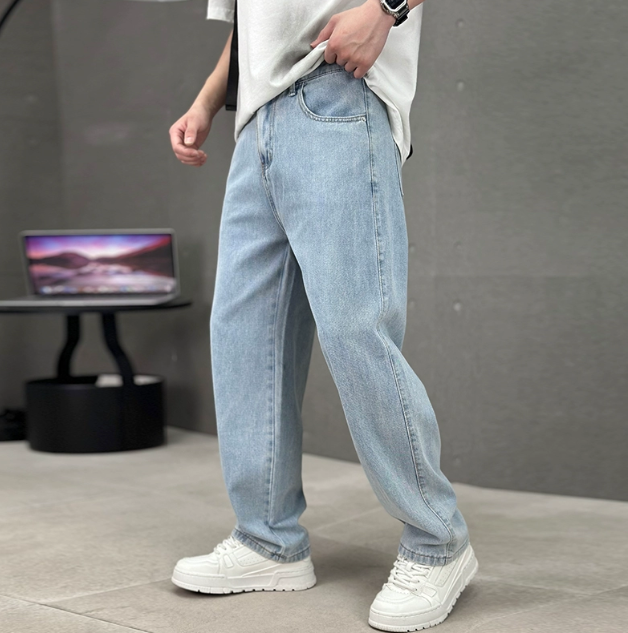 Men's Straight Leg Denim Pants