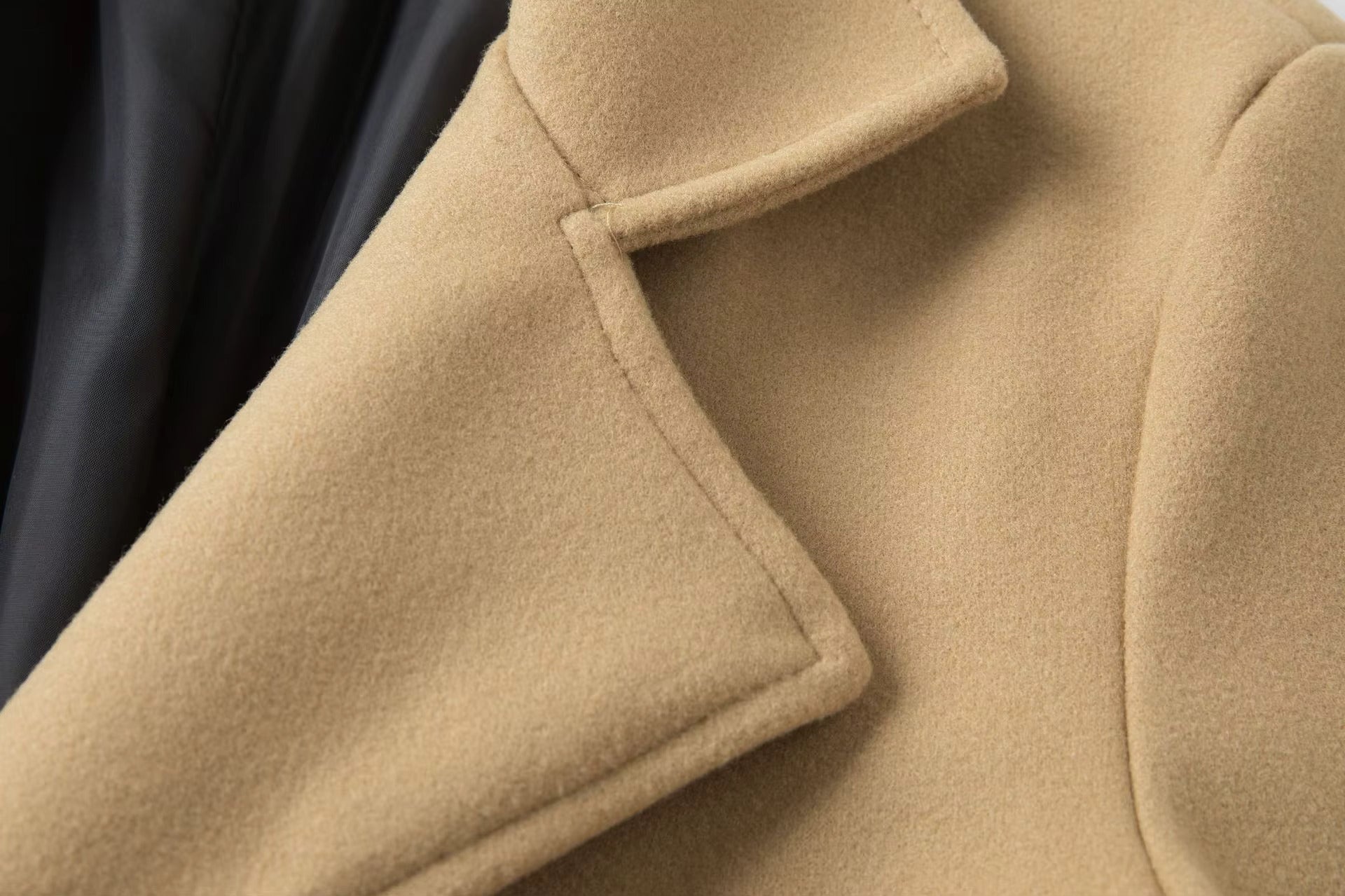 Wool Blend Gentleman Coat