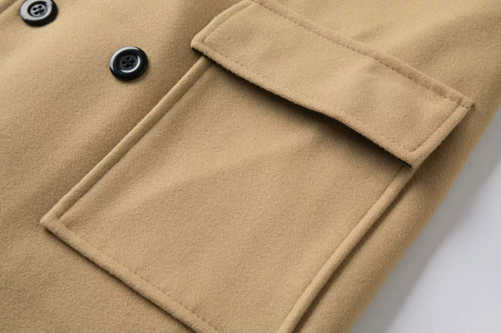 Wool Blend Gentleman Coat