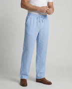 Men's Relaxed Fit Straight Leg Drawstring Trousers