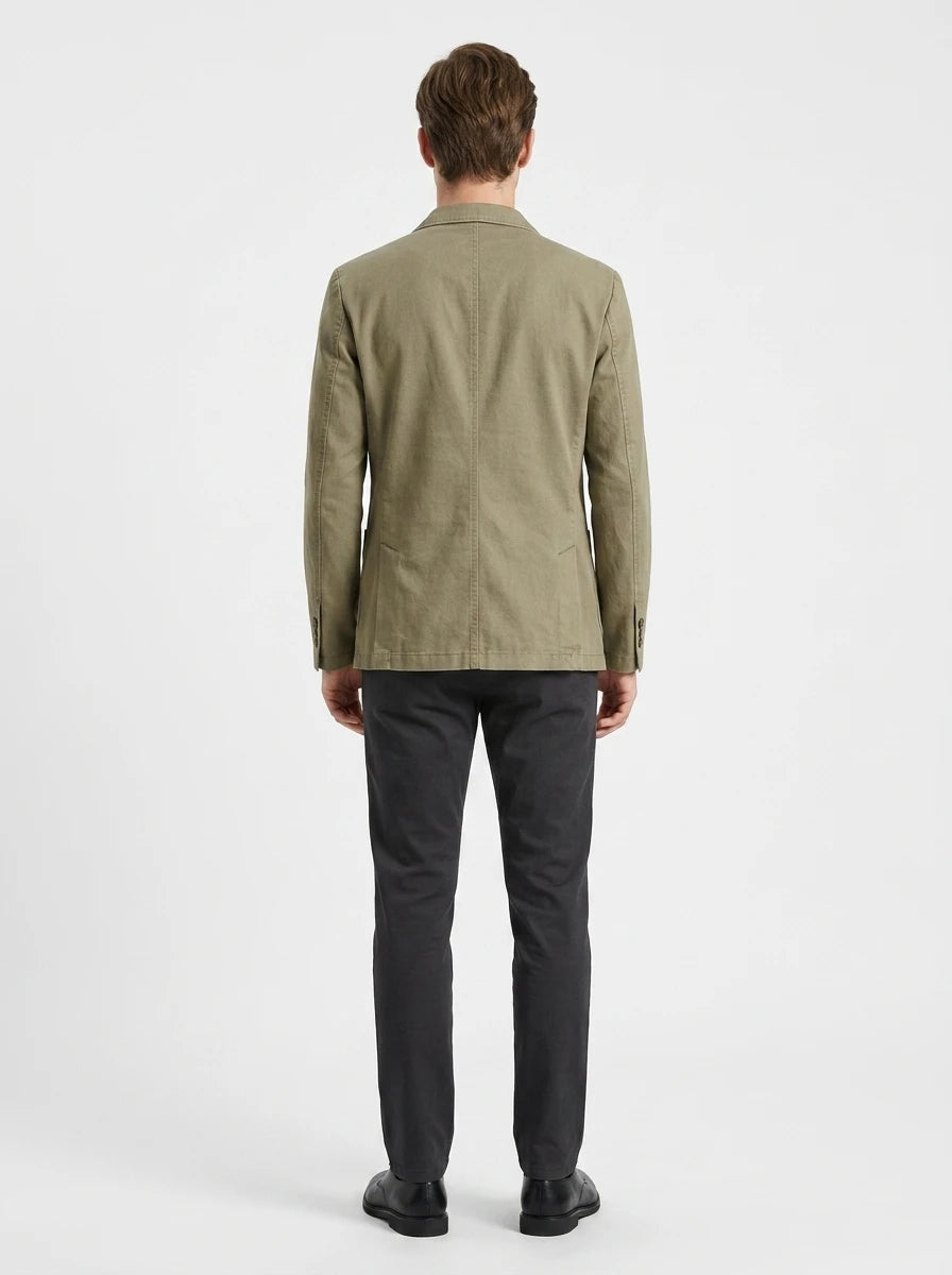 Casual Blazer — On Model - Back View | Generated by Modelize