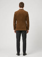Men's corduroy blazer — On Model - Back View | Generated by Modelize