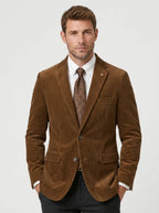 Corduroy blazer — On Model - Upper Body | Generated by Modelize