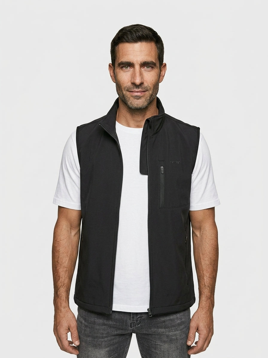 Men's Lightweight Vest — On Model - Upper Body | Generated by Modelize