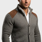 Textured-Knit Blazer — On Model - Close-up Detail | Generated by Modelize