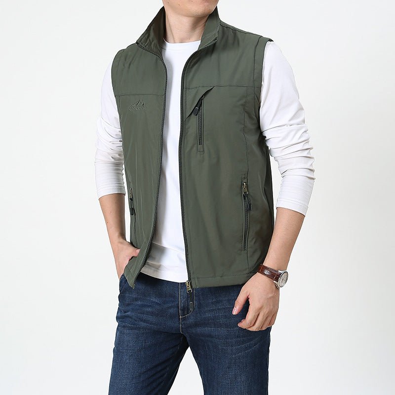 Men's Full Zip Lightweight Vest