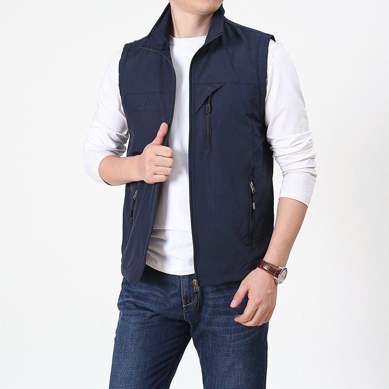 Men's Full Zip Lightweight Vest