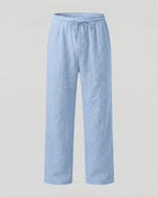 Men's Relaxed Fit Straight Leg Drawstring Trousers