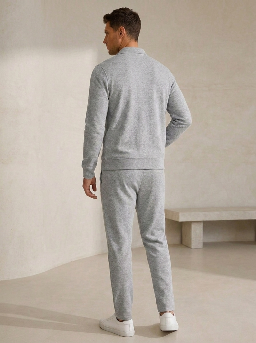 Cotton Tracksuit Casual Set Men