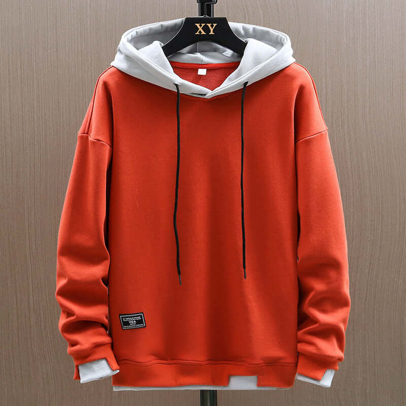 Two-Tone Fleece-Lined Hoodie