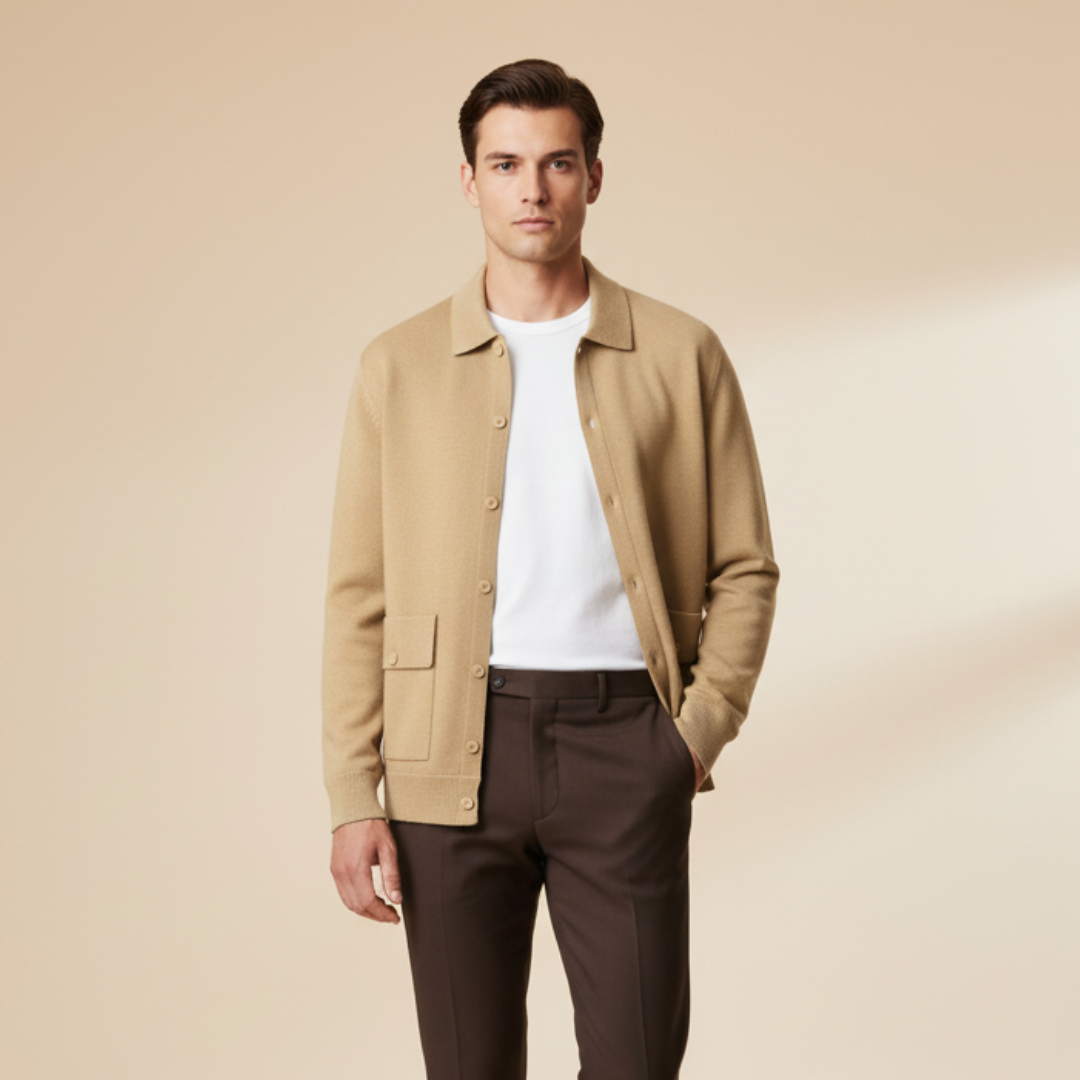100% Cashmere Cardigan Jacket